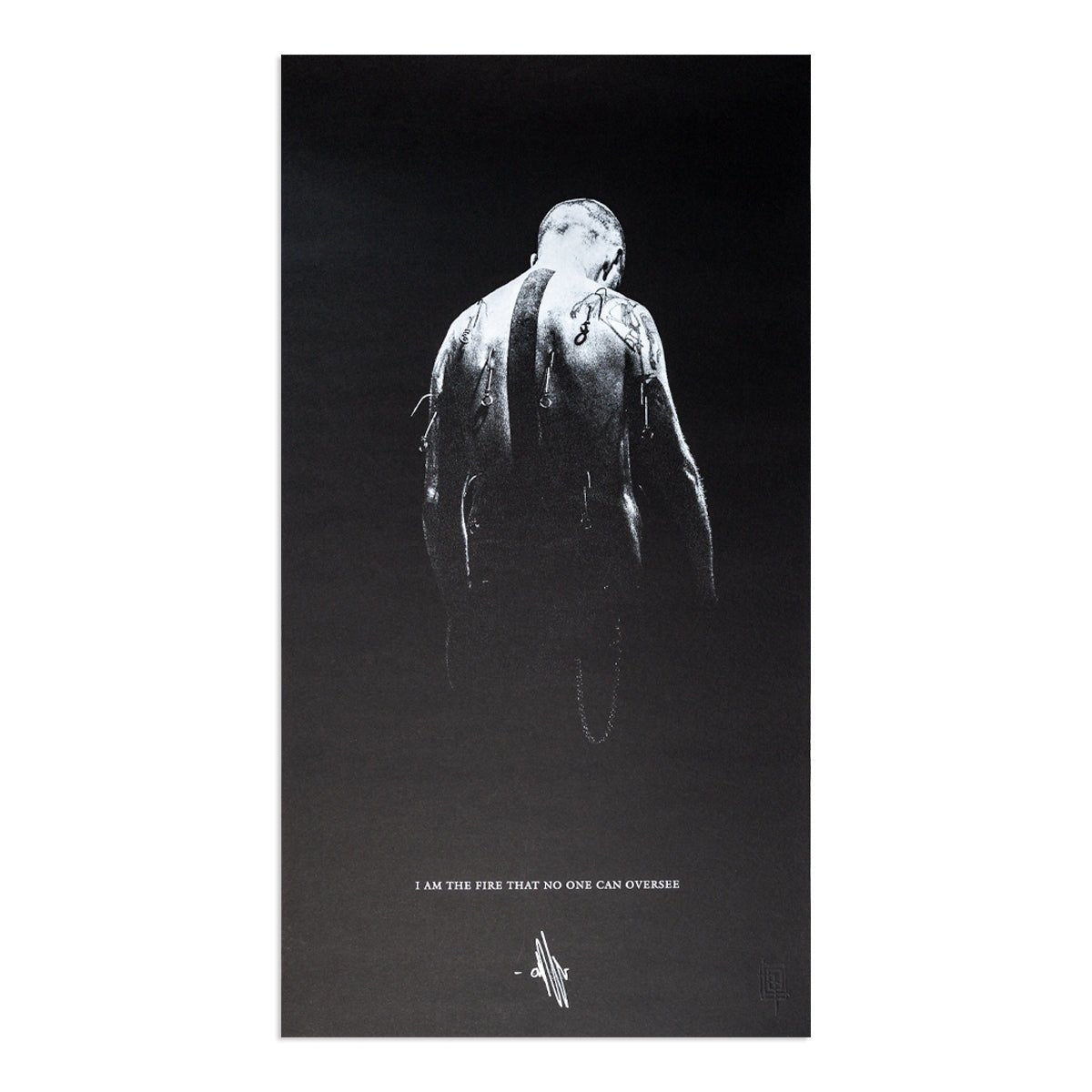 CHVE "Fire" Screenprinted Poster - Evil Greed
