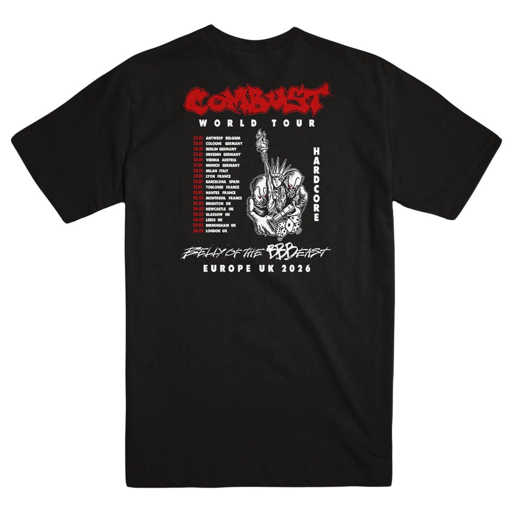 COMBUST "Belly Of The Beast - Tour" T-Shirt