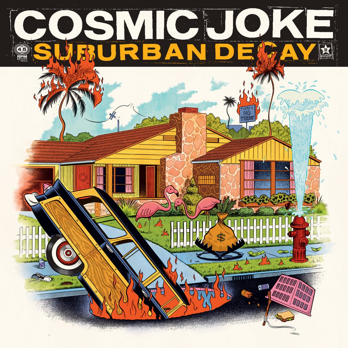 COSMIC JOKE "Suburban Decay" LP - Evil Greed