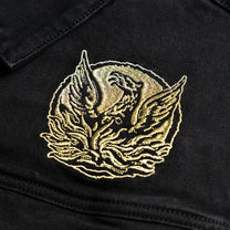 CRIPPLED BLACK PHOENIX "I, Vigilante" Denim Jacket - Evil Greed
