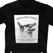 CRIPPLED BLACK PHOENIX "I, Vigilante" Denim Jacket - Evil Greed