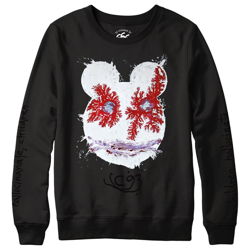 CURRENT 93 "Hallucinate Apocalypse Children I" Crewneck - Evil Greed