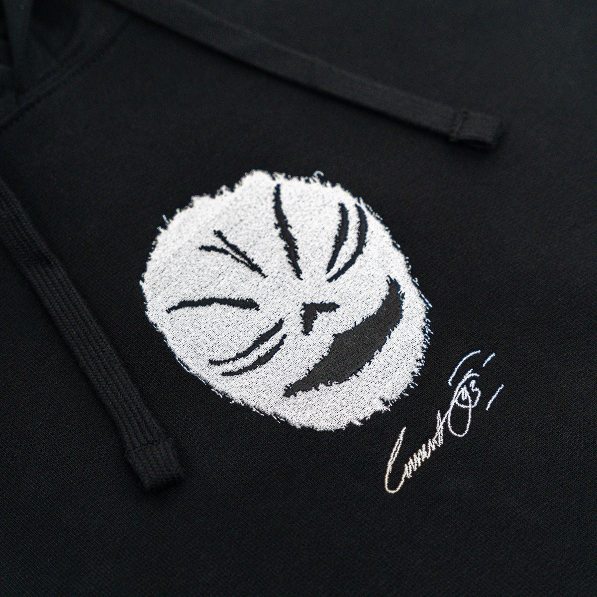 CURRENT 93 "I Am The Last Mask - Embroidered" Hoodie + Free Button Bundle - Evil Greed