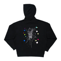 CURRENT 93 "I Am The Last Mask - Embroidered" Hoodie + Free Button Bundle - Evil Greed