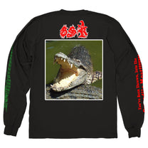 CURTA'N WALL "Crocodile Moat" Longsleeve - Evil Greed