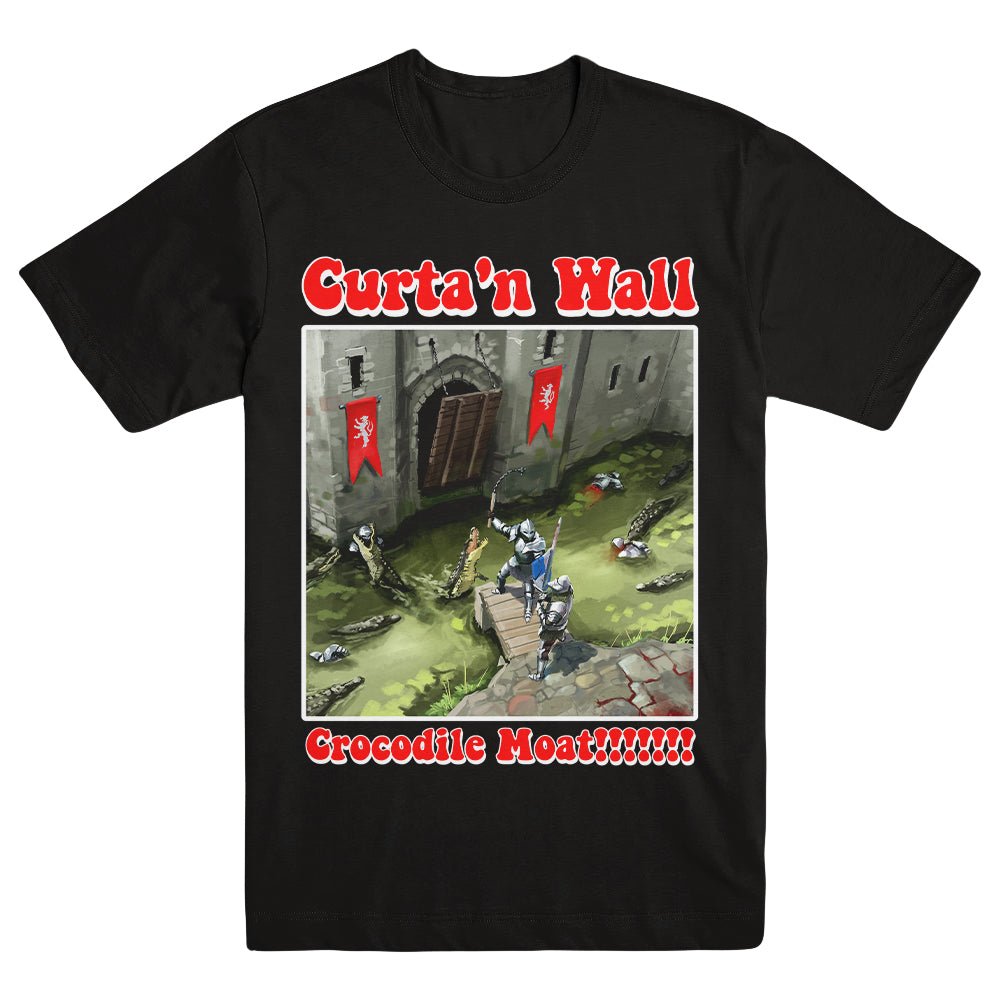 CURTA'N WALL "Crocodile Moat" T-Shirt - Evil Greed