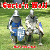 CURTA'N WALL "Siege Ubsessed" LP - Evil Greed