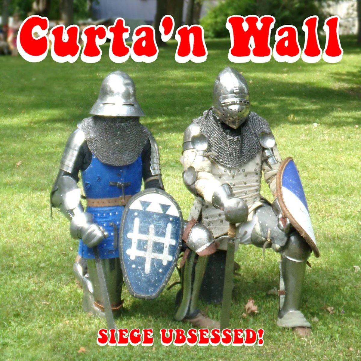 CURTA'N WALL "Siege Ubsessed" Picture Disc - Evil Greed
