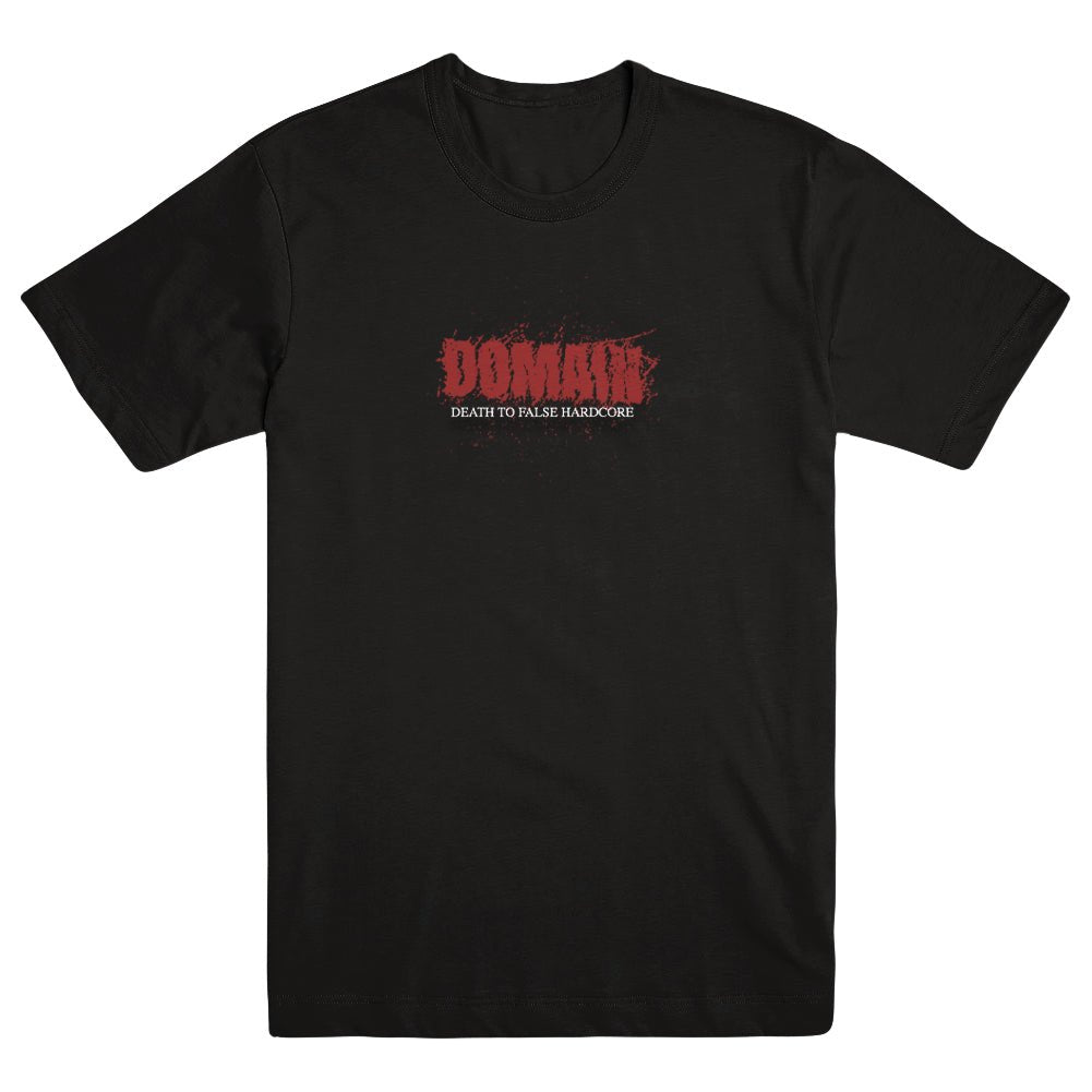 DOMAIN "Death To False Hardcore" T-Shirt - Evil Greed