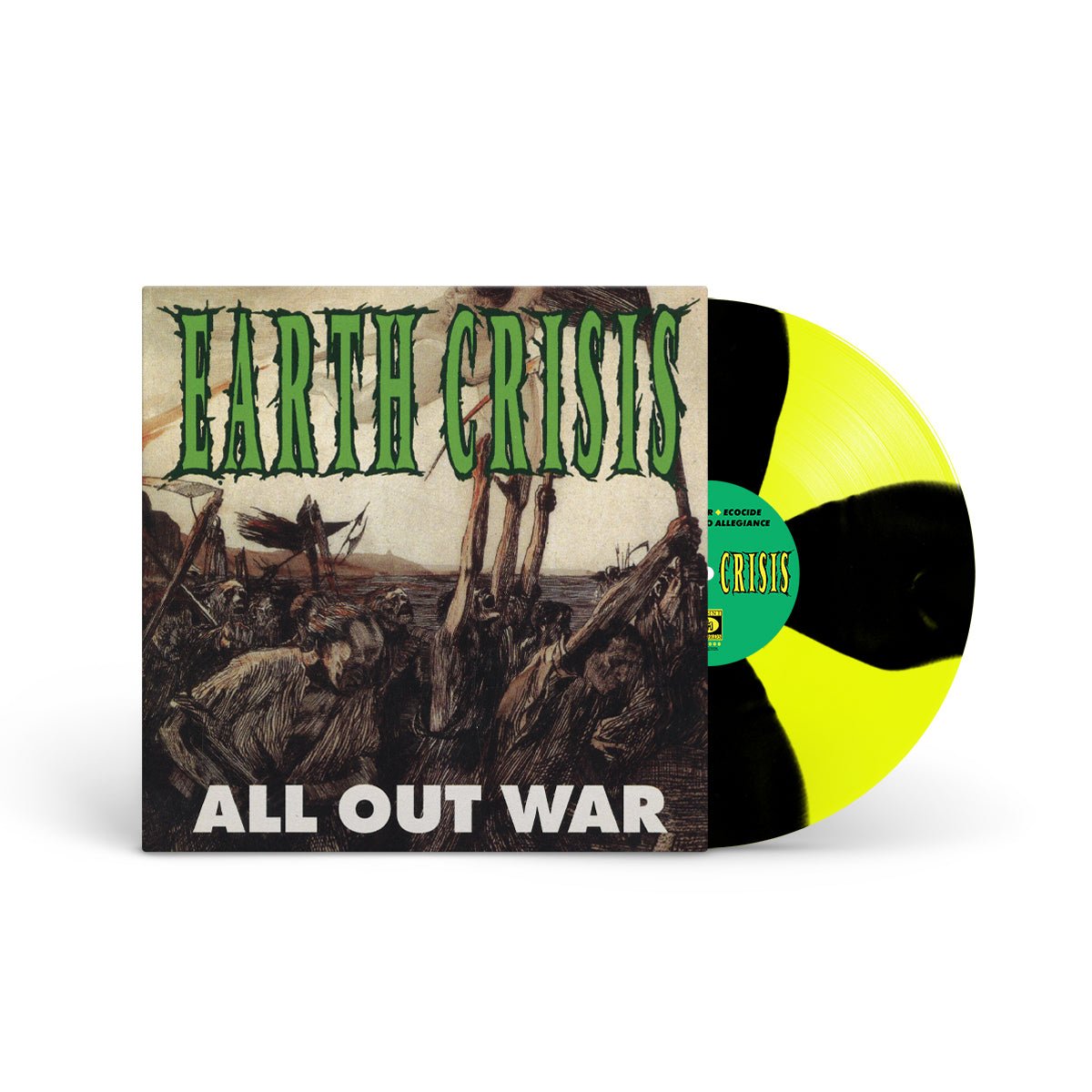 EARTH CRISIS "All Out War - Reissue" LP - Evil Greed