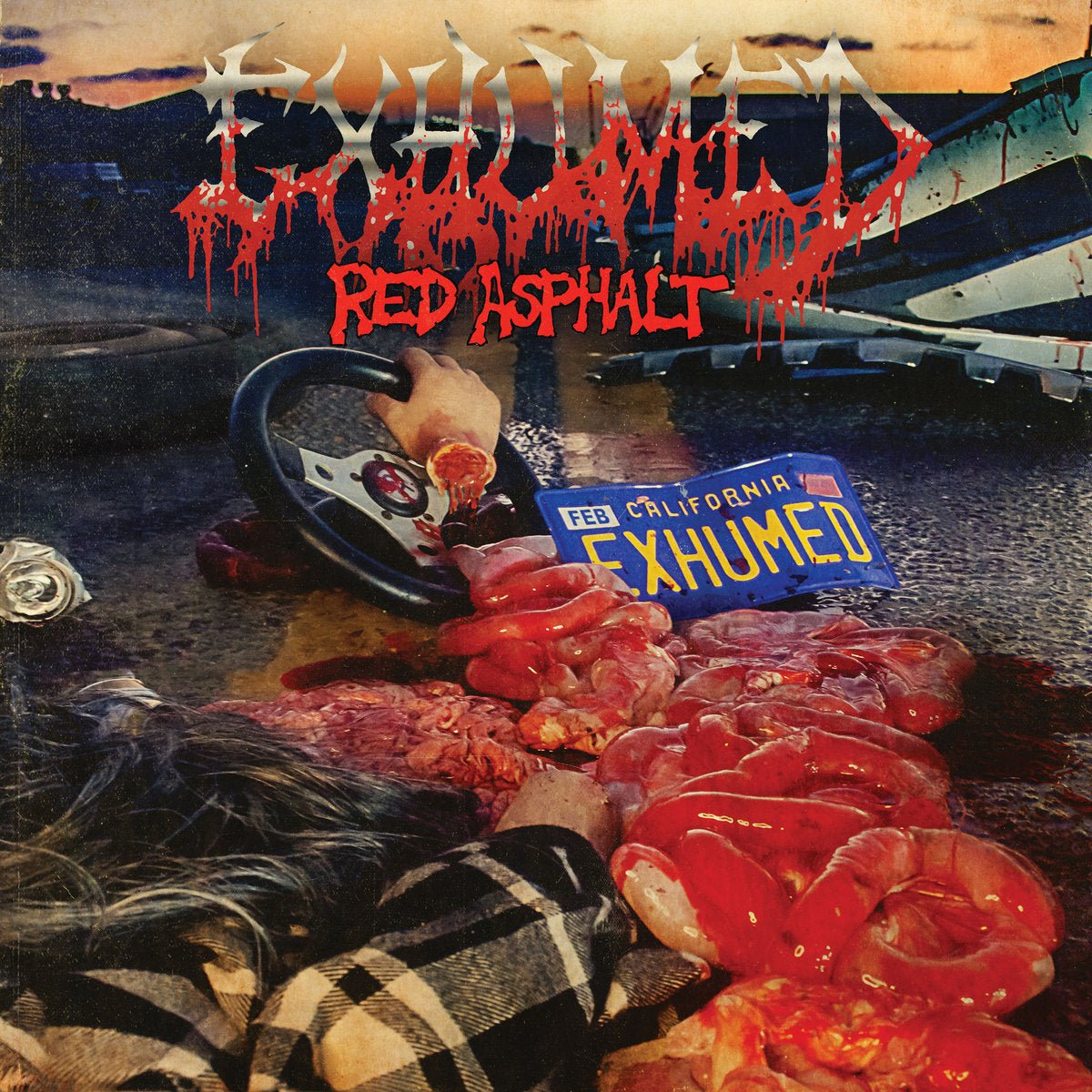 EXHUMED "Red Asphalt" LP