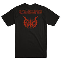 FULCI "Tropical Sun - Black" T-Shirt - Evil Greed