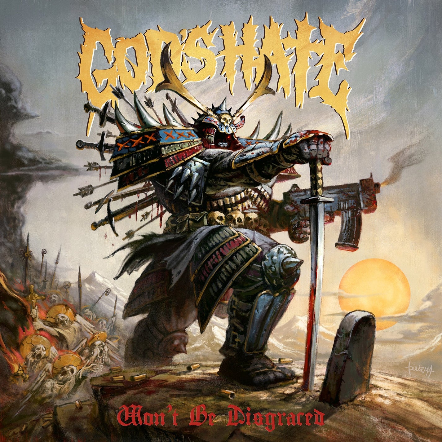 GOD'S HATE "Won't Be Disgraced" 12" - Evil Greed
