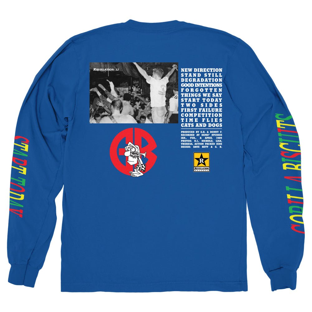GORILLA BISCUITS "Start Today - Royal Blue" Longsleeve