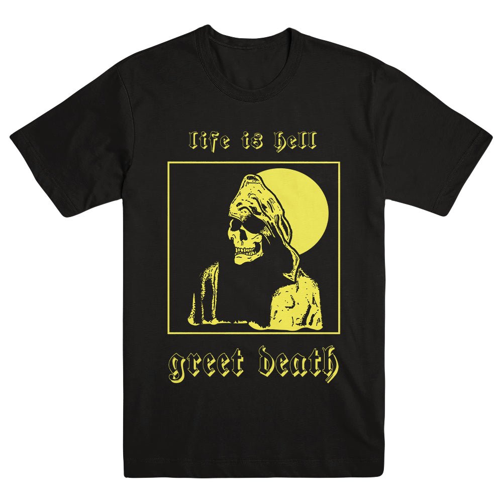 GREET DEATH "Life Is Hell" T-Shirt - Evil Greed
