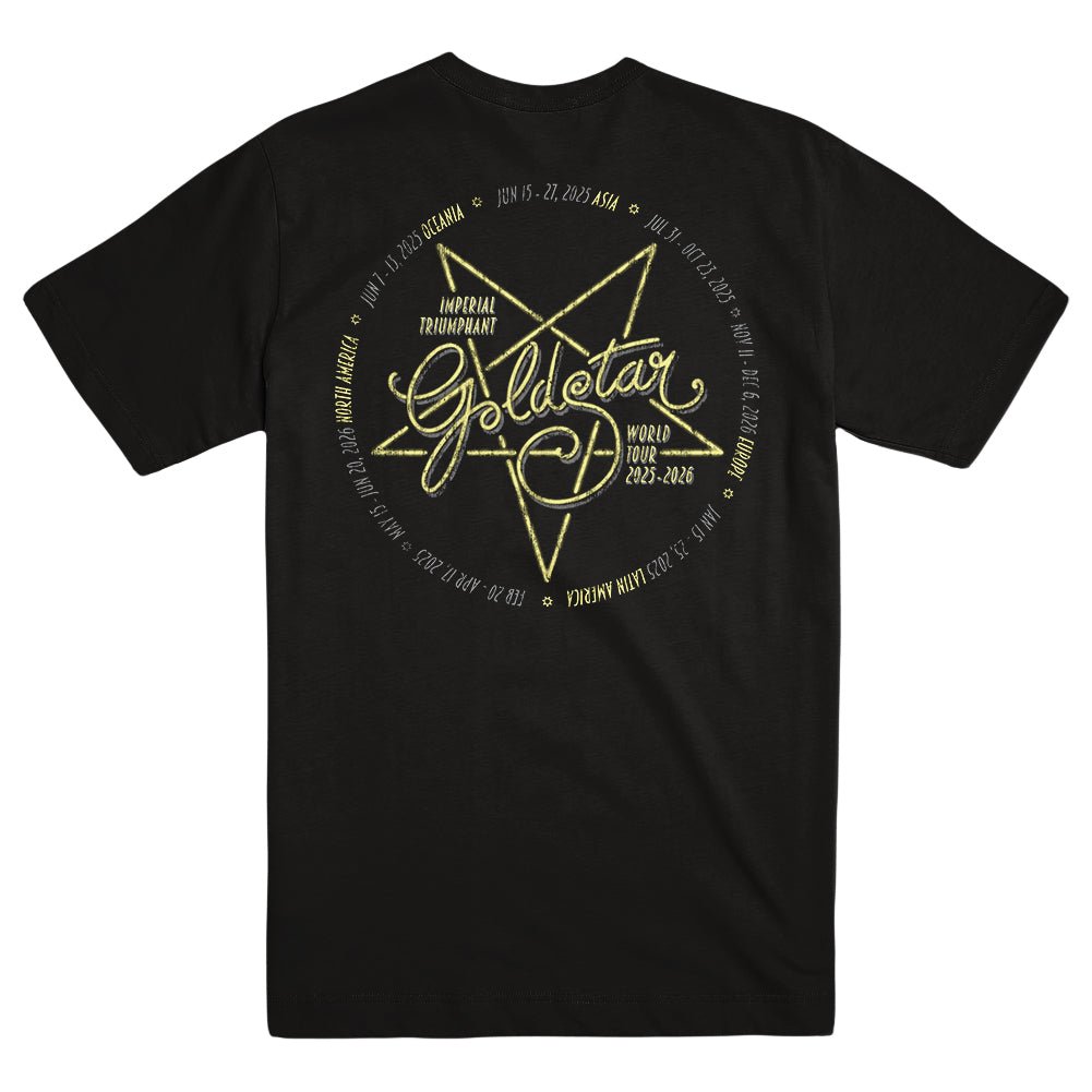 IMPERIAL TRIUMPHANT "Goldstar Pentagram" T-Shirt - Evil Greed