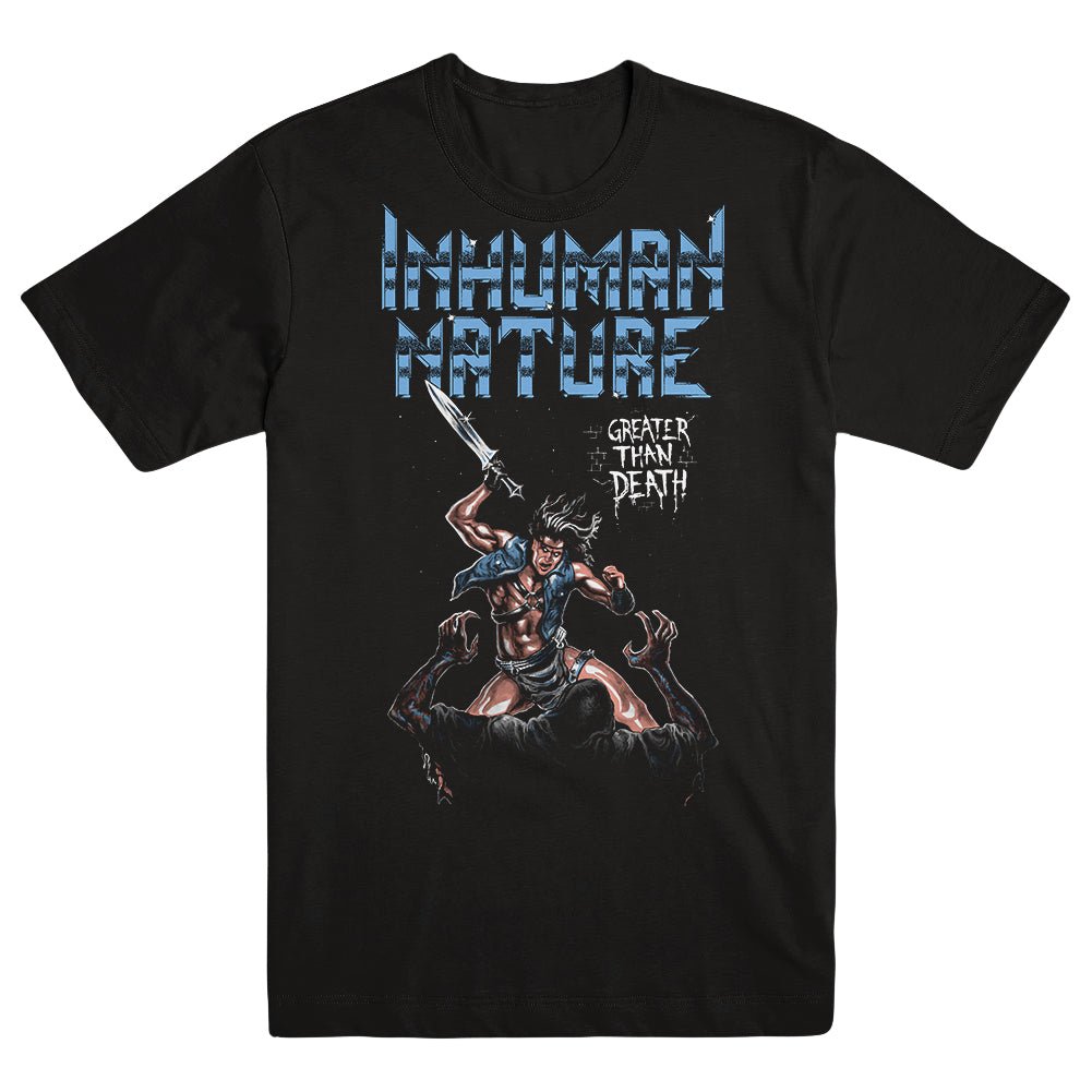 INHUMAN NATURE "Greater Than Death - Album" T-Shirt - Evil Greed