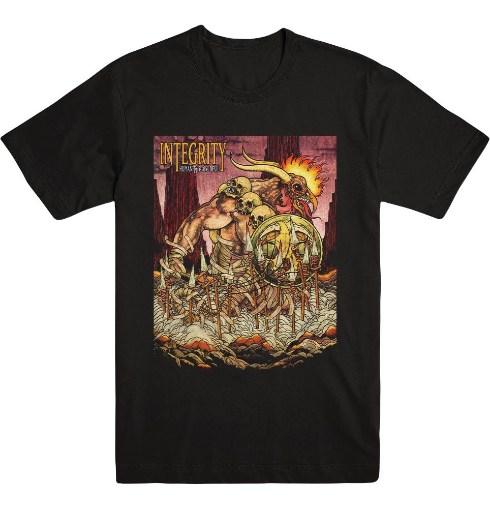 INTEGRITY "Humanity Is The Devil - Cover" T-Shirt - Evil Greed
