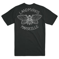 LANDMVRKS "Cicada - Embroidered - Faded Black" T-Shirt