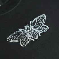 LANDMVRKS "Cicada - Embroidered - Faded Black" T-Shirt