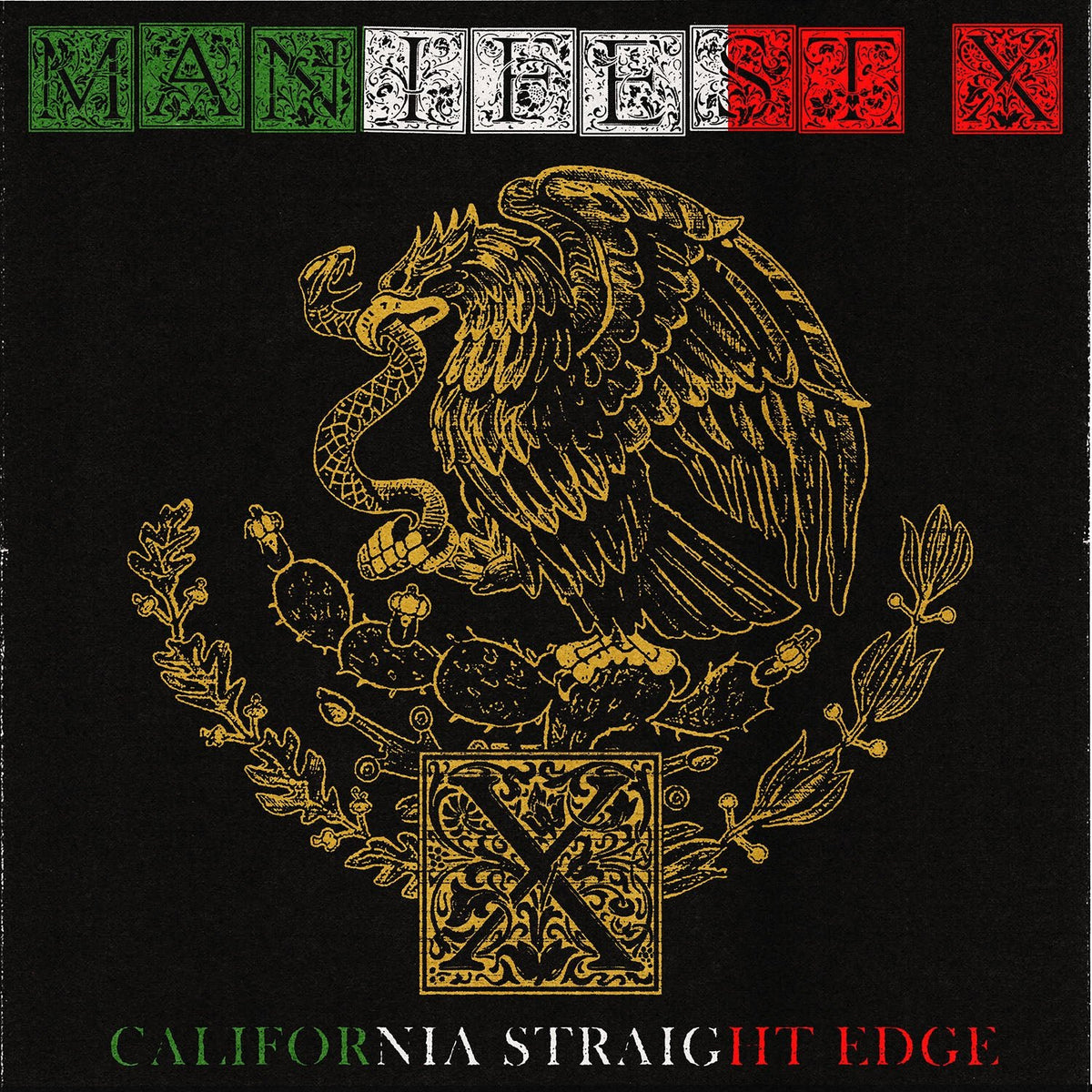 MANIFEST X "California Straight Edge" 12" EP - Evil Greed