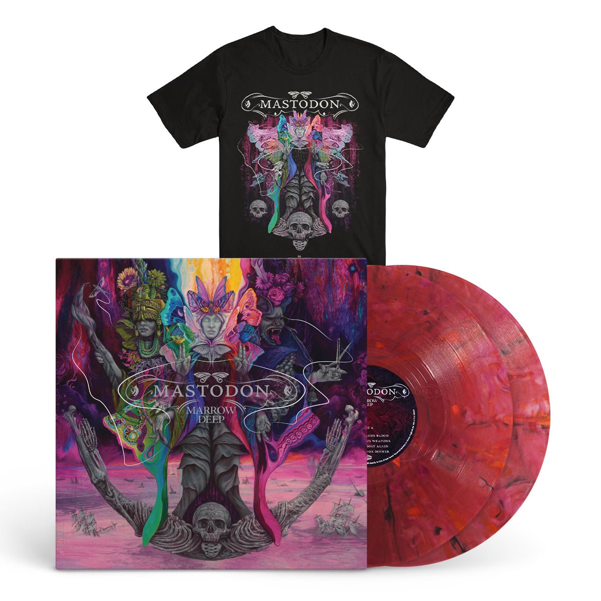 MASTODON "Marrow Deep - Standard" 2xLP + T-Shirt Bundle - Evil Greed