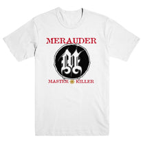 MERAUDER "Circle Logo - White" T-Shirt - Evil Greed