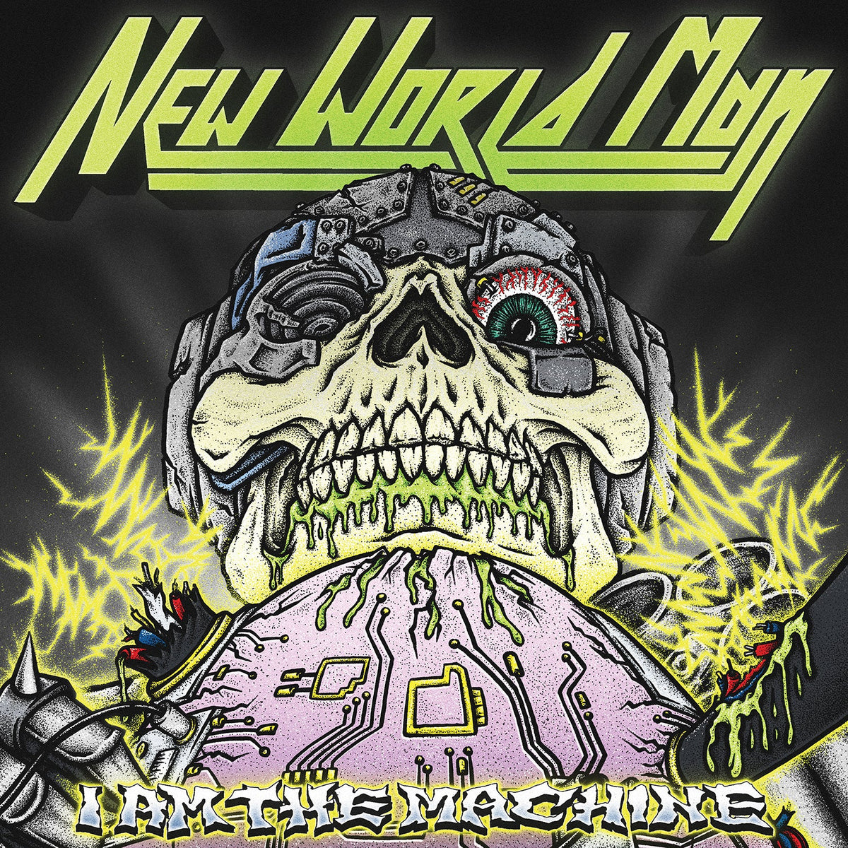 NEW WORLD MAN "I Am The Machine" LP - Evil Greed