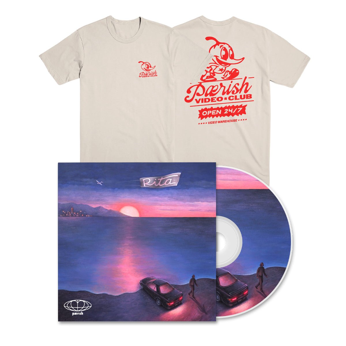 PAERISH "Rita" CD + T-Shirt Bundle - Evil Greed