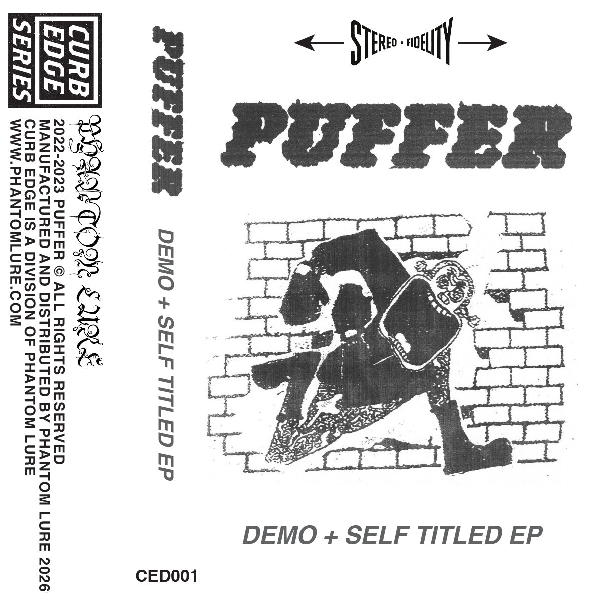 PUFFER "Demo / Self Titled EP" Tape - Evil Greed