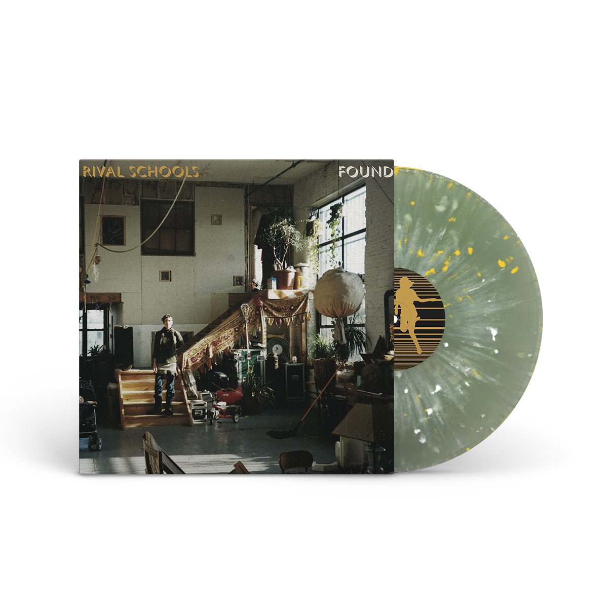 RIVAL SCHOOLS "Found" LP COKE BOTTLE CLEAR W SPLATTER