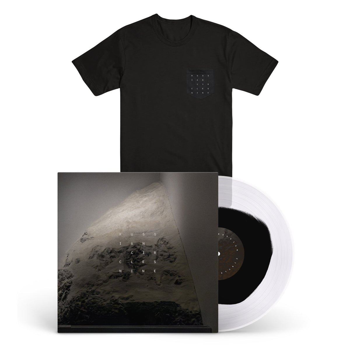 RUSSIAN CIRCLES "Nine - Album Logo" LP + T-Shirt Bundle - Evil Greed