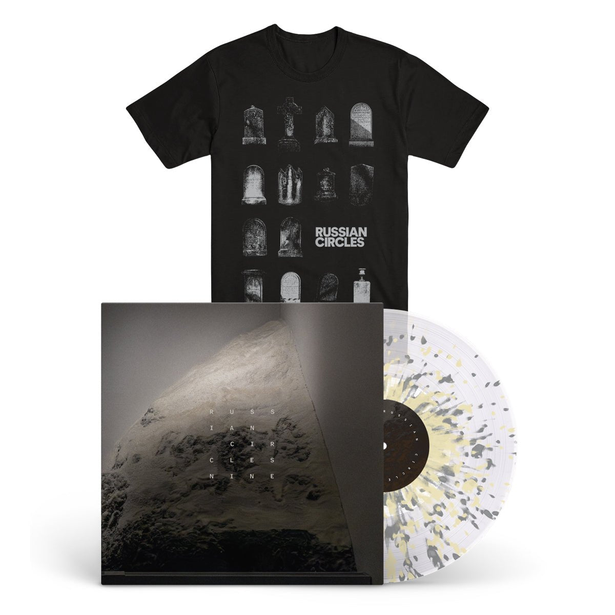 RUSSIAN CIRCLES "Nine - Tombstone" LP + T-Shirt Bundle - Evil Greed
