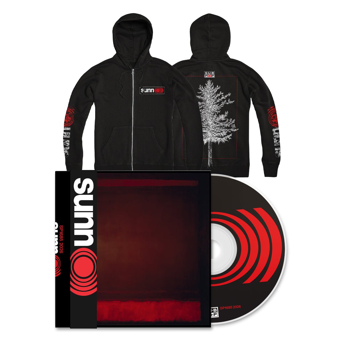 SUNN O))) "sunn O)))" CD + Zipper Bundle