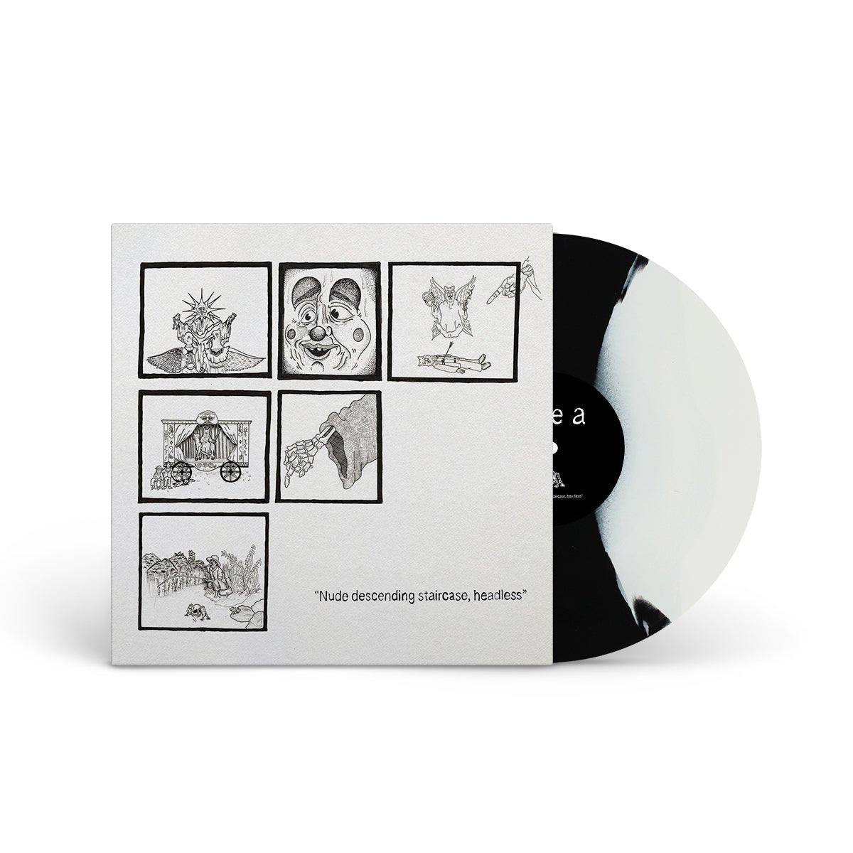 TEEN SUICIDE "Nude Descending Staircase Headless" LP SPIDERWEB