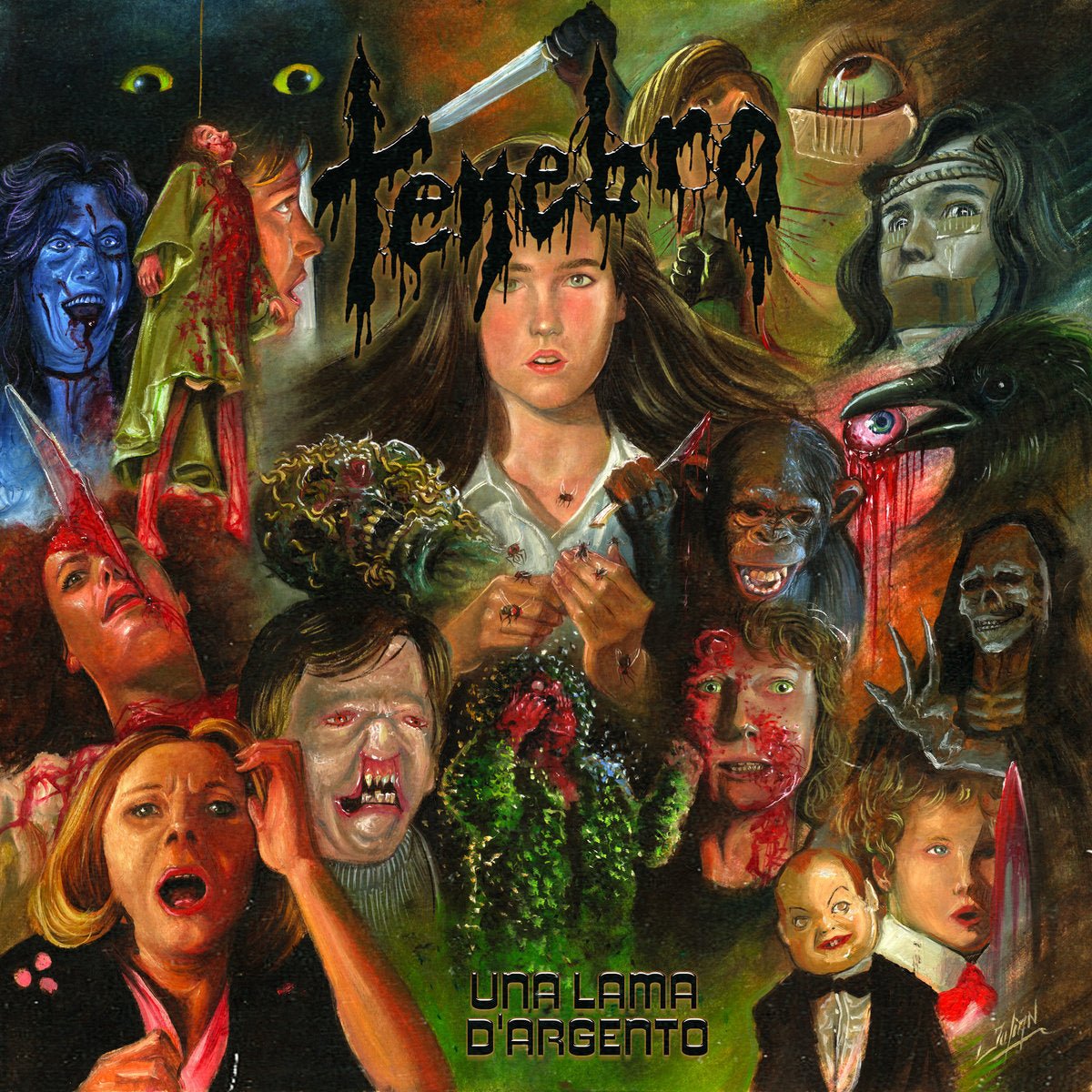 TENEBRO "Una Lama d'Argento" LP - Evil Greed