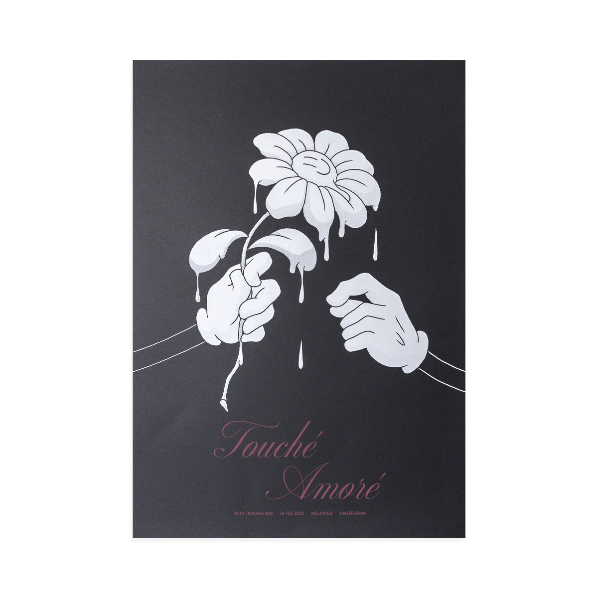 TOUCHE AMORE "Amsterdam 2025" Screenprinted Poster - Evil Greed