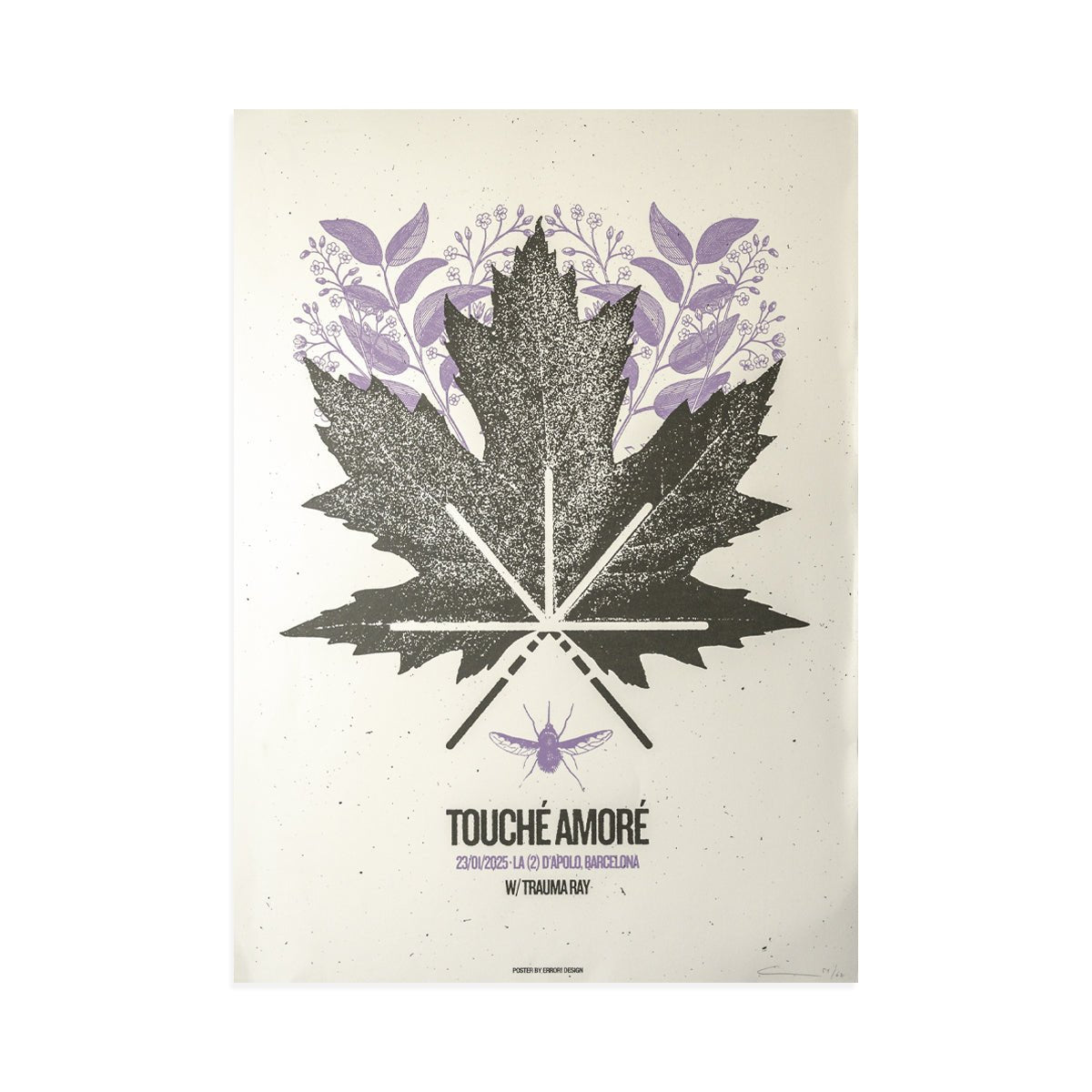 TOUCHE AMORE "Barcelona 2025" Screenprinted Poster - Evil Greed