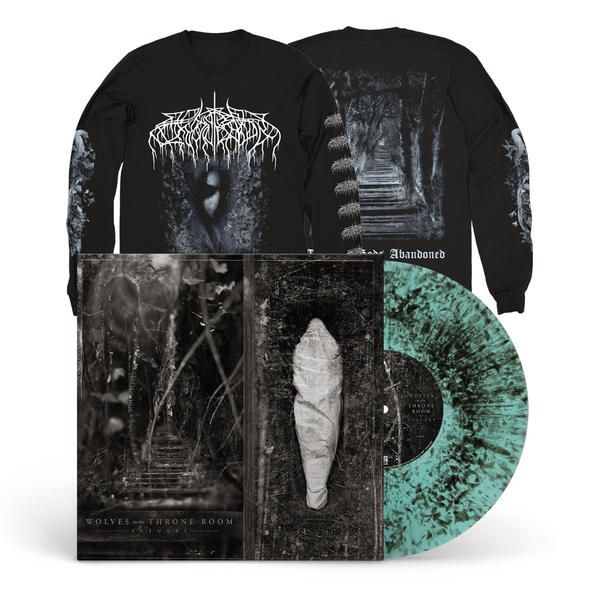 WOLVES IN THE THRONE ROOM "Estuary" LP + Longsleeve Bundle - Evil Greed