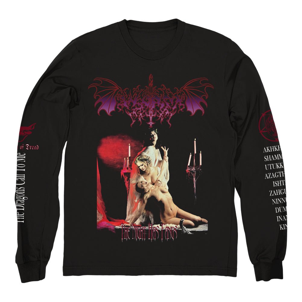 WORM "The Night Has Fangs" Longsleeve - Evil Greed