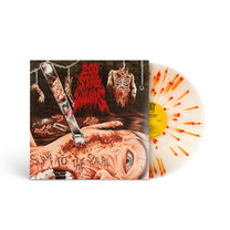 200 STAB WOUNDS &quot;Slave To The Scalpel&quot; LP MILKY CLEAR W BLOOD &amp; BEER SPLATTER