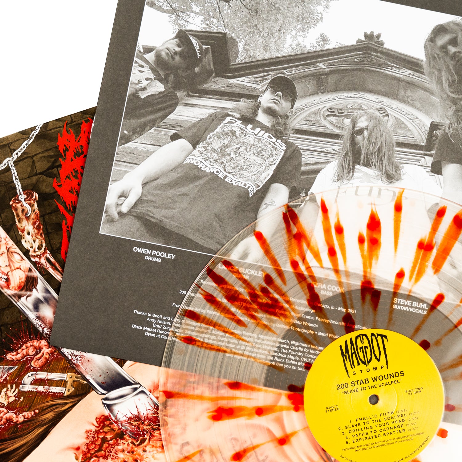 200 STAB WOUNDS &quot;Slave To The Scalpel&quot; LP