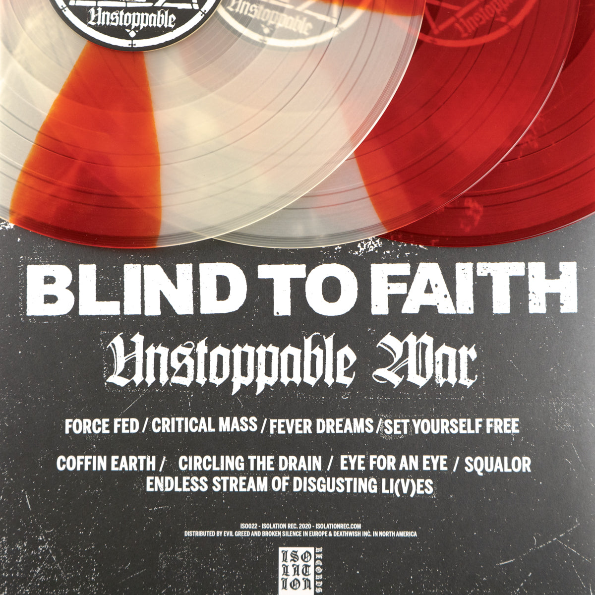 BLIND TO FAITH &quot;Unstoppable War&quot; LP