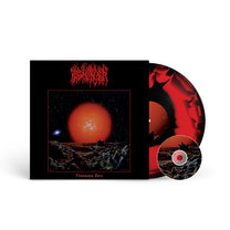 BLOOD INCANTATION &quot;Timewave Zero&quot; LP+CD RED BLACK INKSPOT (EVIL GREED EXCLUSIVE)