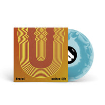 BRUTUS "Unison Life" LP TURQUOISE &amp; LIGHT BLUE A B (LABEL EXCLUSIVE)