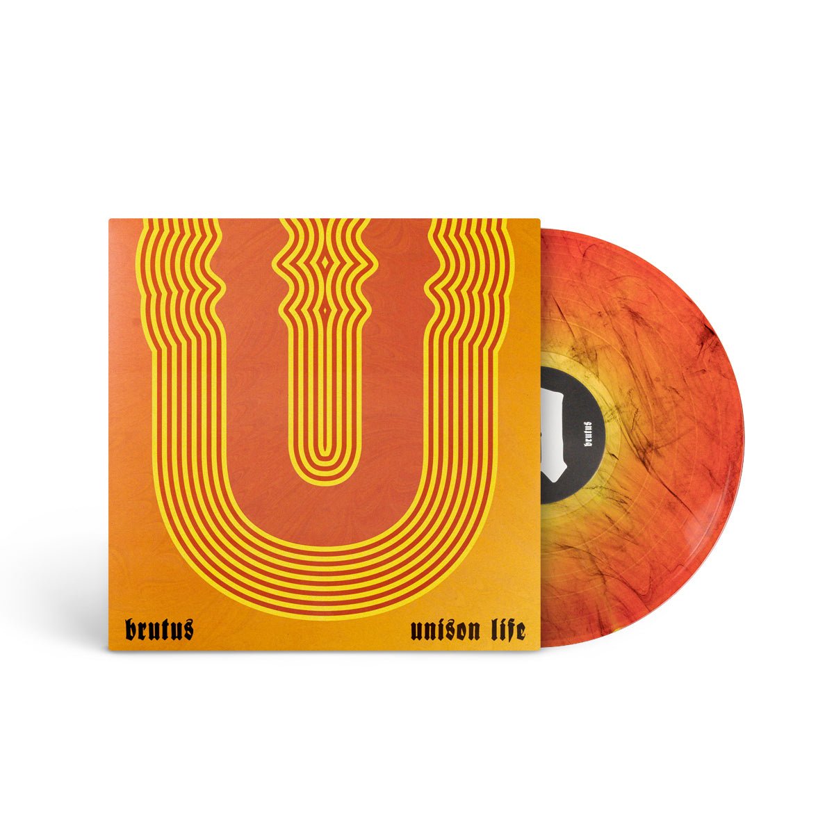 BRUTUS "Unison Life" LP YELLOW RED FADE