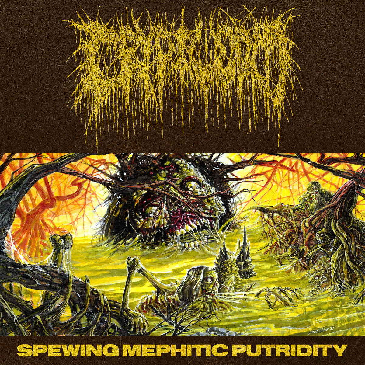 CRYPTWORM &quot;Spewing Mephitic Putridity&quot; LP