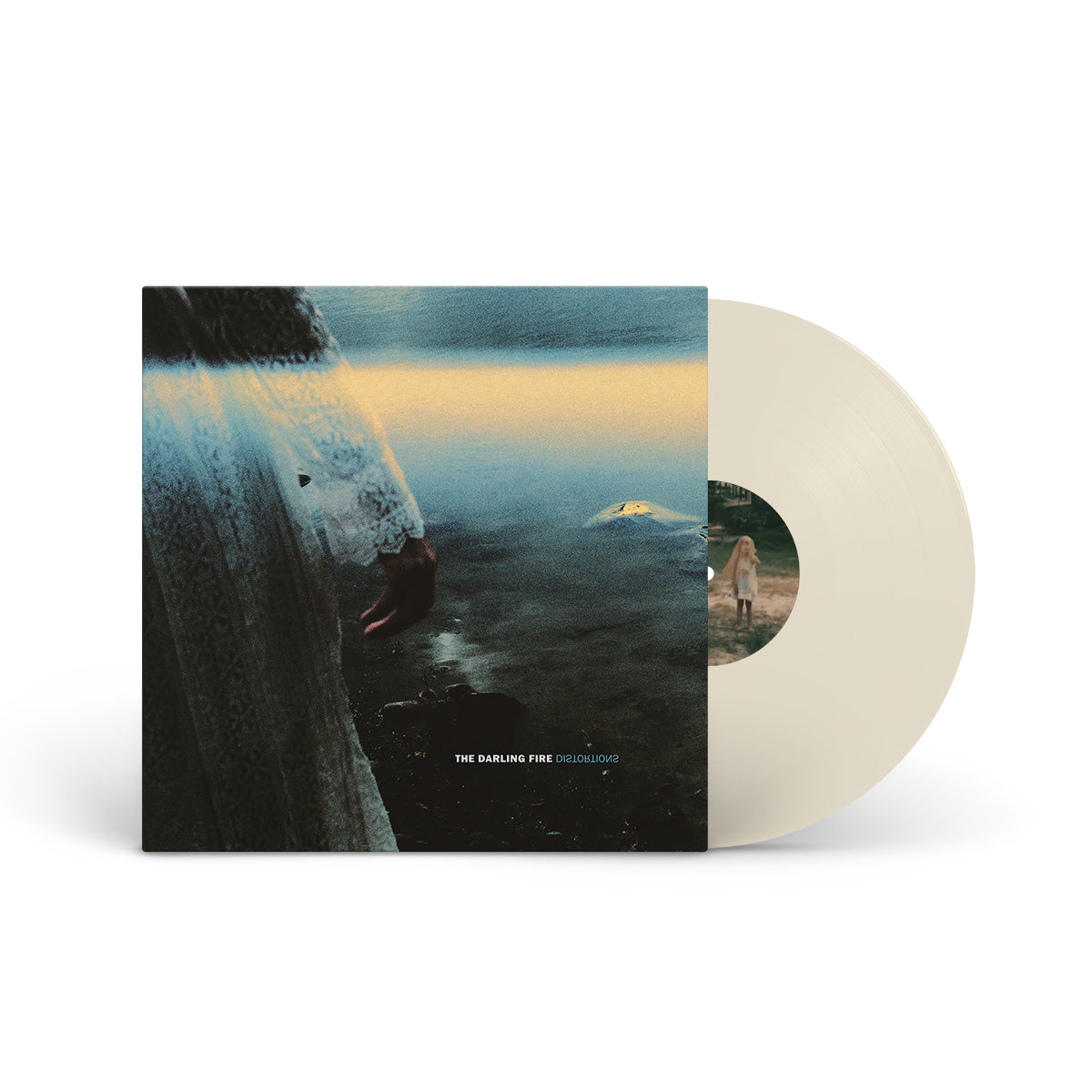 THE DARLING FIRE &quot;Distortions&quot; LP BONE WHITE