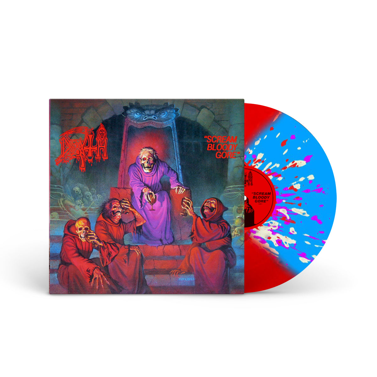 DEATH &quot;Scream Bloody Gore (Reissue)&quot; LP CUSTOM BUTTERFLY EFFECT W SPLATTER