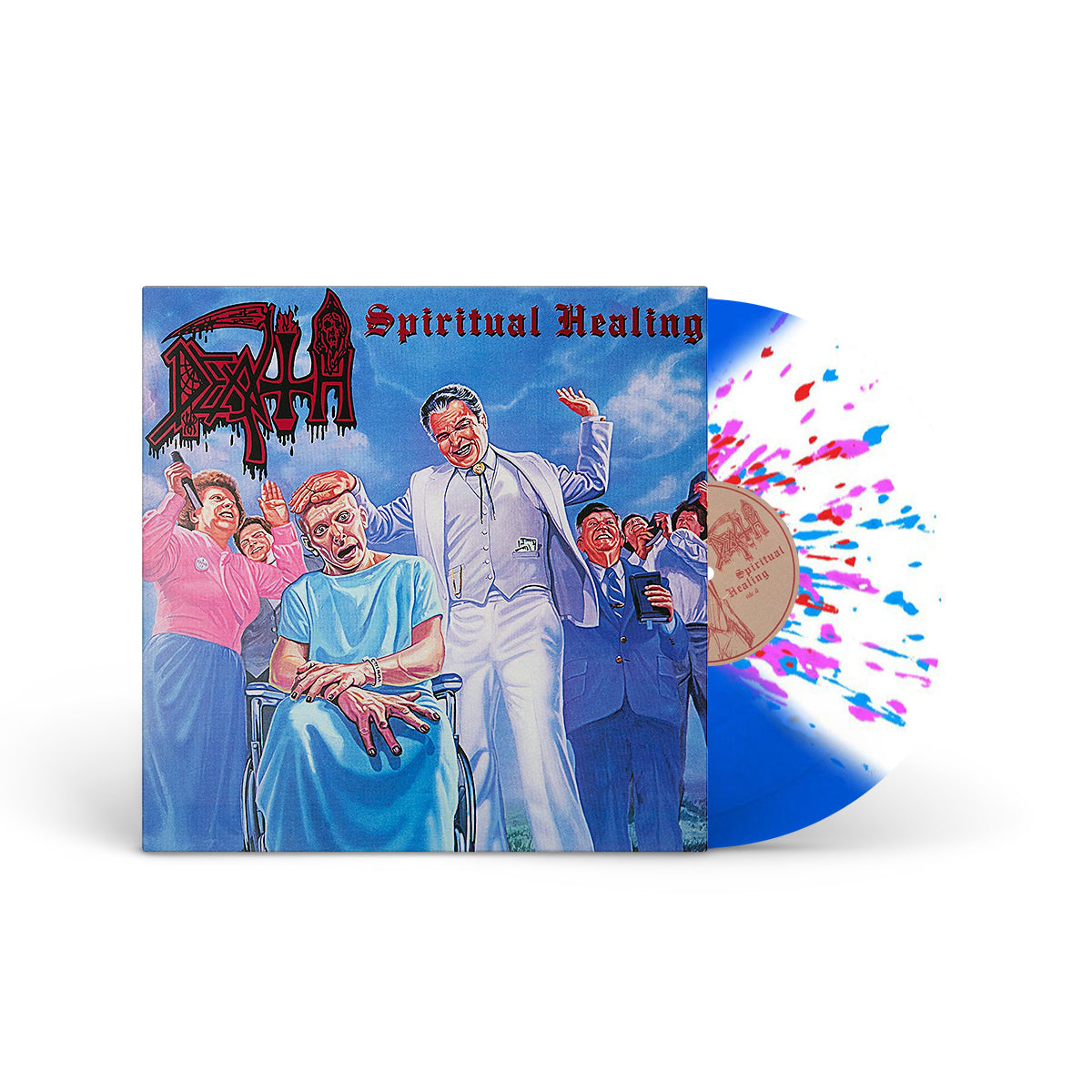 DEATH &quot;Spiritual Healing (Reissue)&quot; LP CUSTOM BUTTERFLY EFFECT W SPLATTER